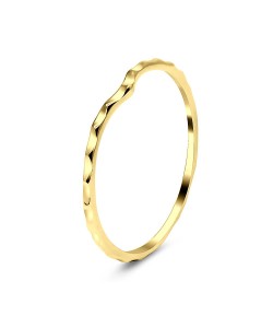 Gold Plated Silver Ring NSR-2913-GP